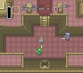 une photo d'Ã©cran de The Legend of Zelda - A Link to the Past sur Nintendo Super Nes